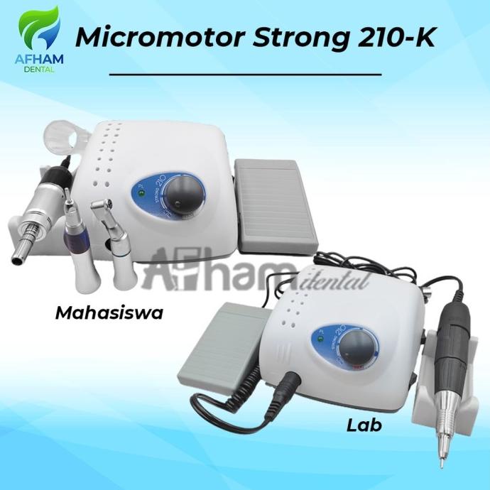 Dental Mikromotor Micromotor Strong 210 / 210-K Lab Mahasiswa