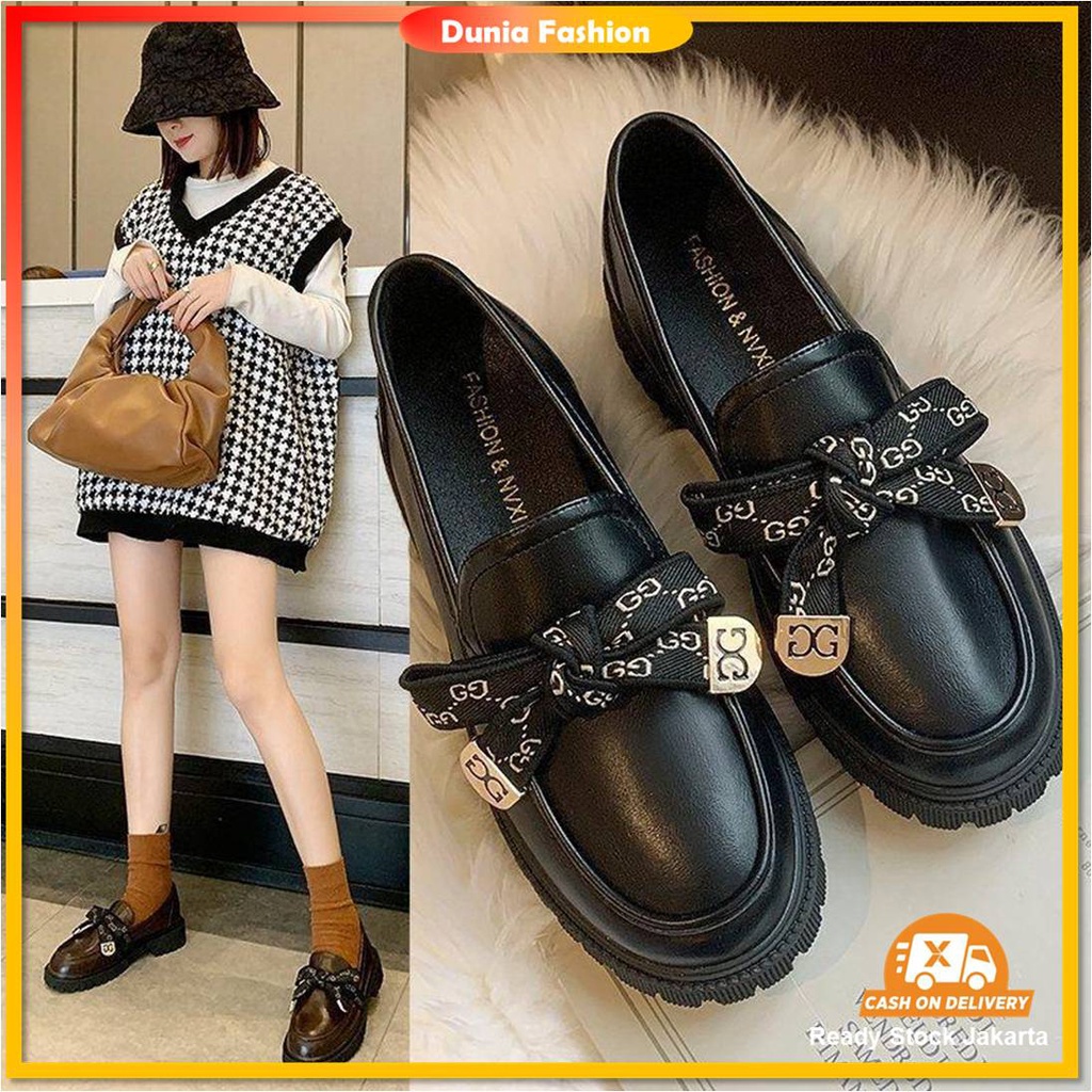 [DUNIA FASHION] Sepatu Wanita Sepatu Oxford Import Premium Quality DF 530