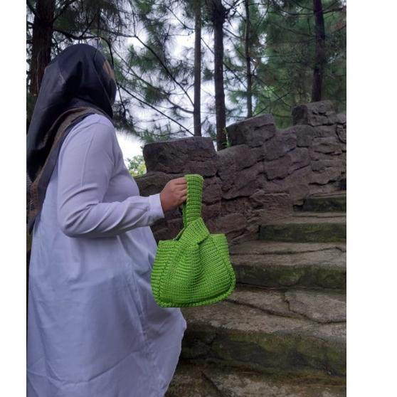 Pusat Belanja TAS KNOT BAG TAS PESTA TAS ANDIN RAJUT