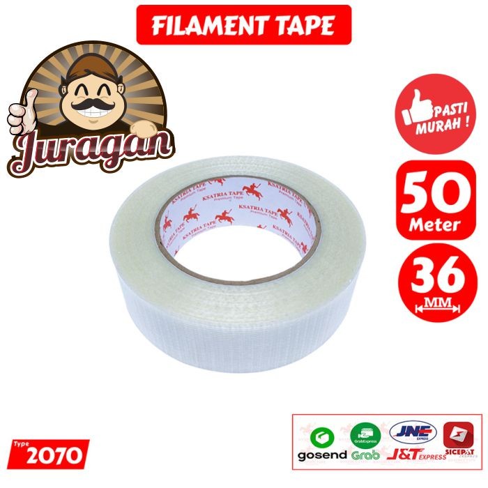 

Lakban Serat/Filament Tape JURAGAN PACKING SEMARANG