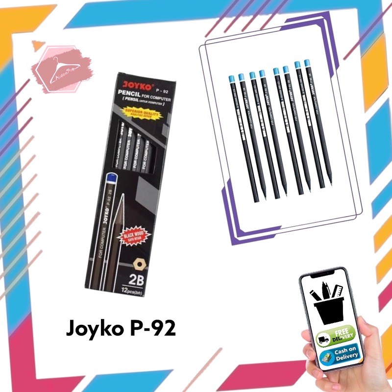

ALGHINA Pensil Joyko P-92 2B 1Pcs