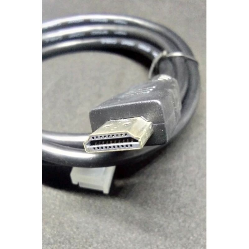 KABEL HDMI TO HDMI 1,5 METER HITAM BULAT