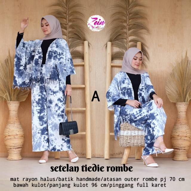 Setelan tyde rombe motif kekinian  batik modern