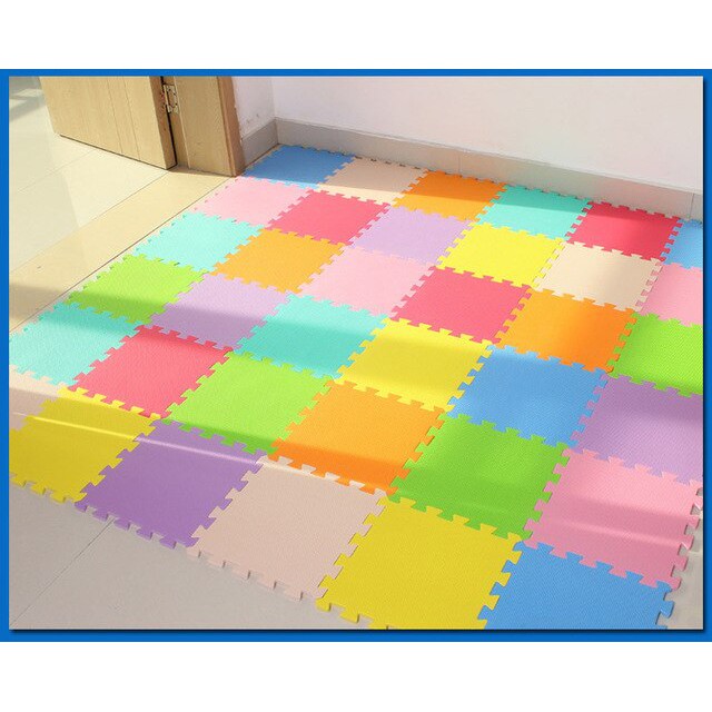 Promo Karpet polos Matras Puzzle Evamat evamats eva alas bermain 30x30cm Makassar / alas lantai / playmat