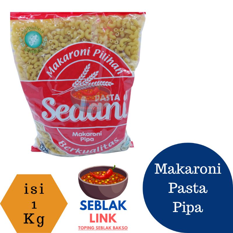 

Makaroni Sendani Gandum Premium (PIPA) 1kg