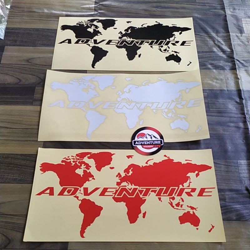 

Stiker Cutting Peta Dunia Adventure