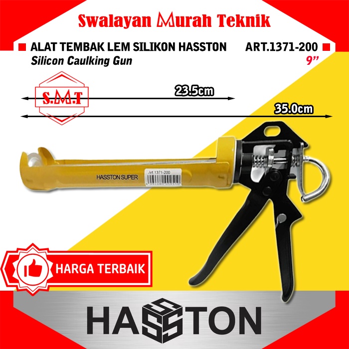 HASSTON PROHEX 1371-200 Alat Tembak Lem Silikon 9" Silicon Caulking Gun