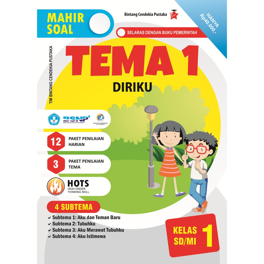 Mahir Soal Tema 1 Diriku Sd Mi Kelas 1