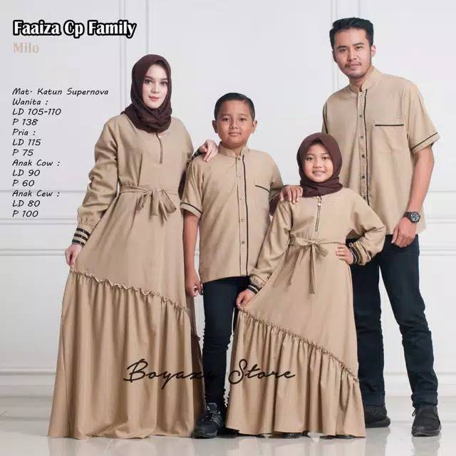 Faaiza couple family/grosir couple/couple family murah