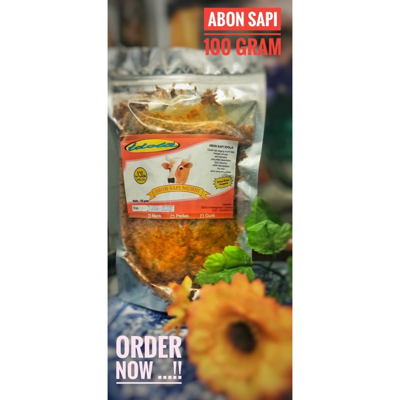 

Abon Sapi paling ENAK merk IDOLA,sudah ada PIRT