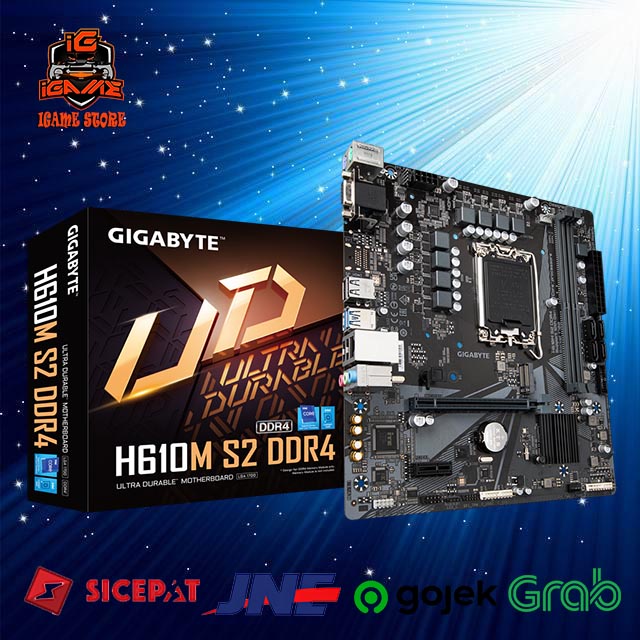 Gigabyte H610M S2 DDR4 (LGA1700, H610, DDR4, USB3.2, SATA3) NAMPOL GAN