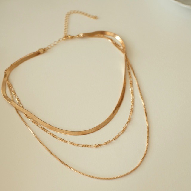 Ark.co - Rimini (regular ; thin) layer necklace kalung rantai statement tumpuk