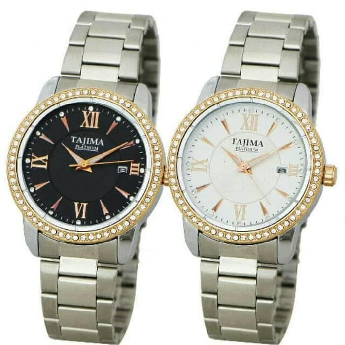 Best Seller jam tangan Tajima rantai original garansi anti air aksesoris wanita Murah