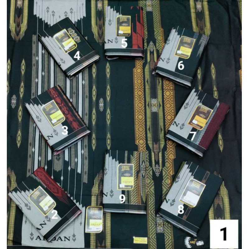 Sarung Ardan Gold SGJ Black Series Original