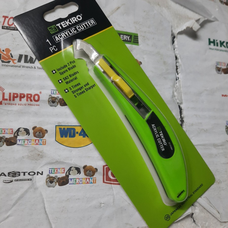 

Tekiro Pisau Cutter Acrylic Akrilik Potong Plastik Mika