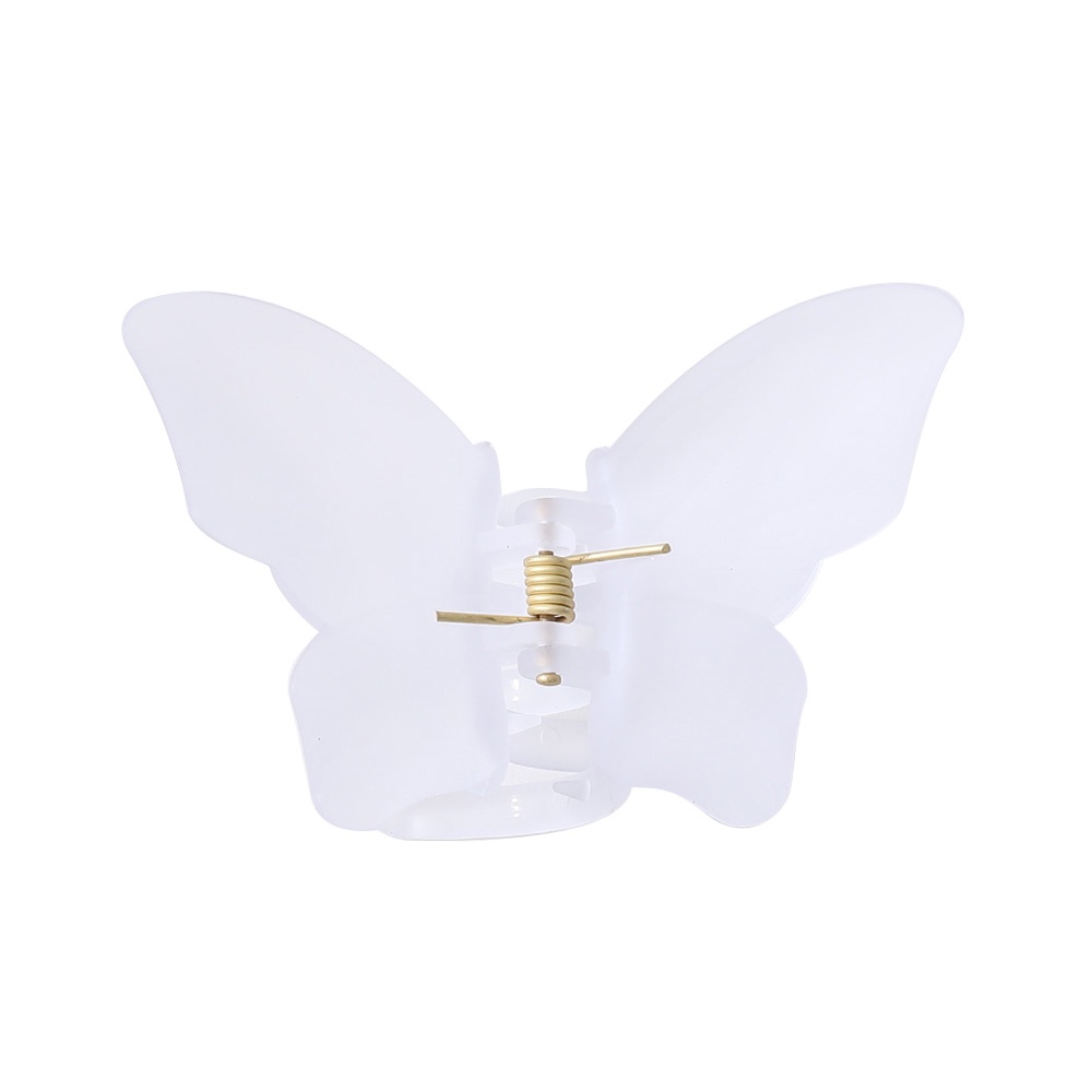 Jepit Rambut Model Butterfly Jelly 6 Warna Translucent Gaya Korea Untuk Wanita