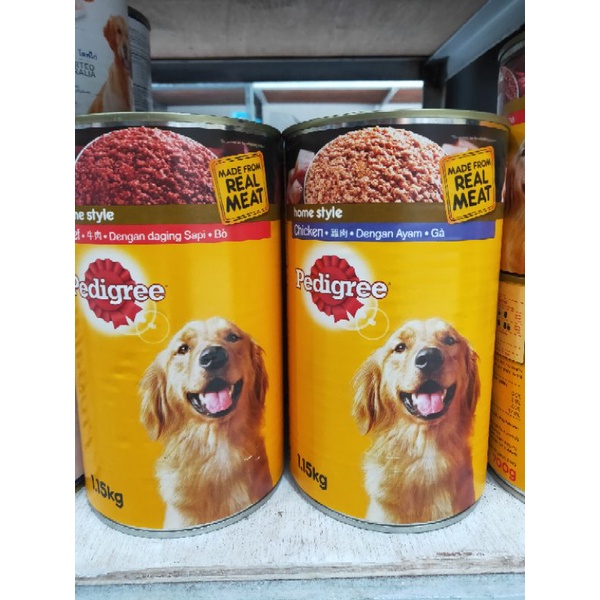 pedigree kaleng dog 1.15kg