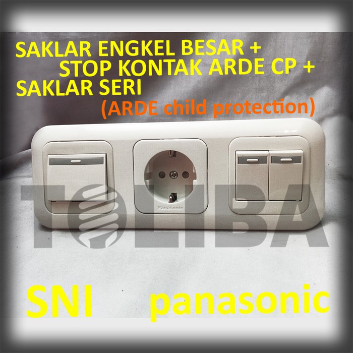 stopkontak stop kontak cp+saklar seri+saklar engkel besar panasonic ib