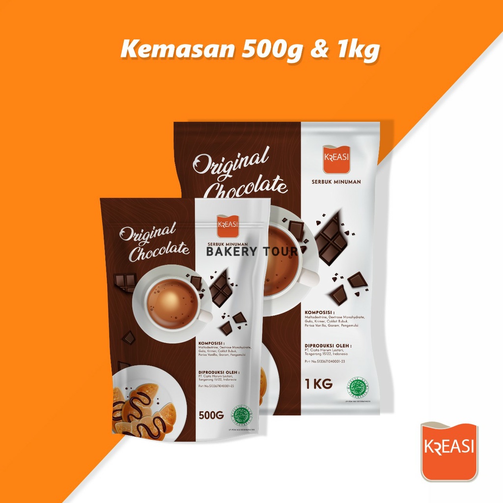 

Grosir Bubuk Minuman Buble Boba / Drink Powder Coklat Coklat Original KREASI