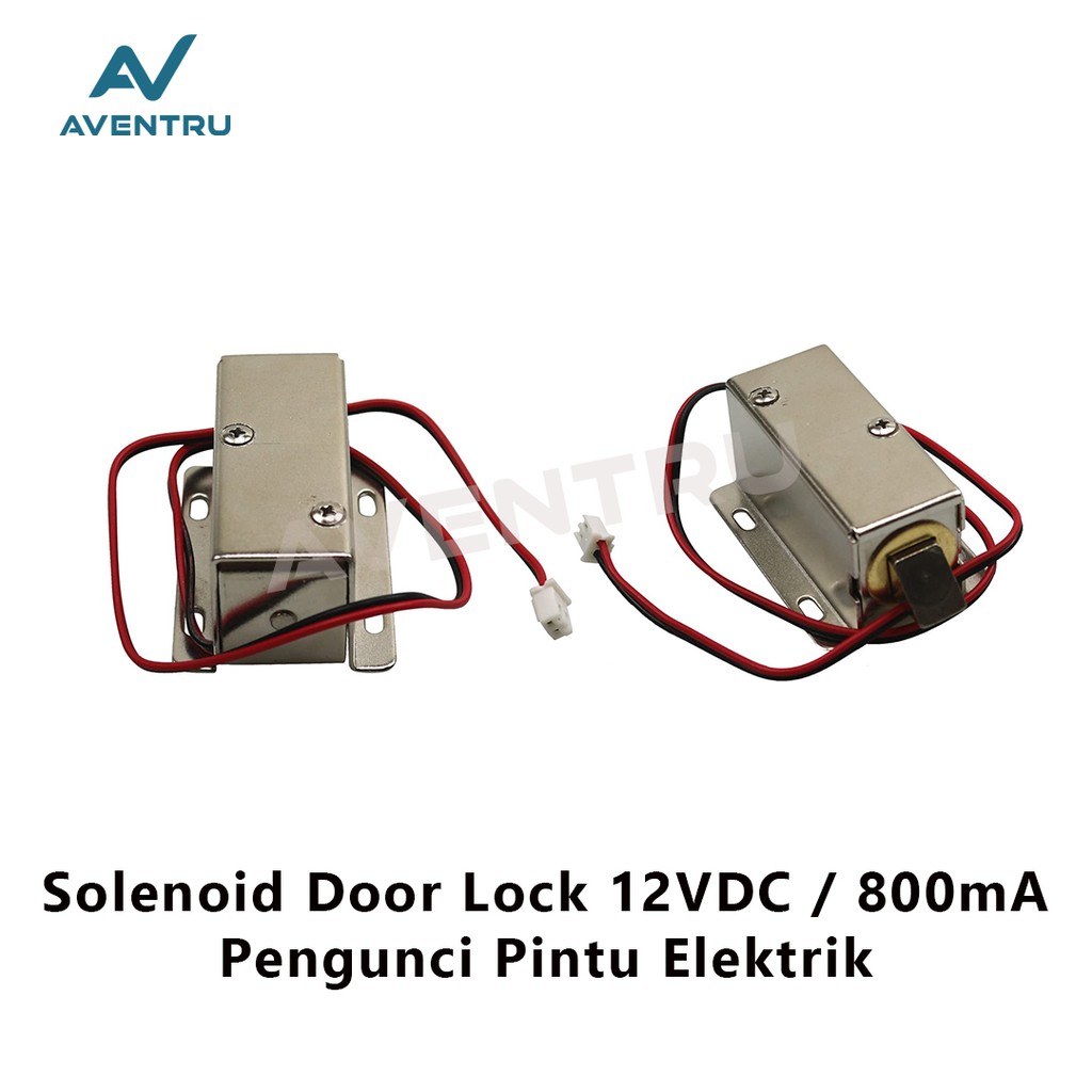 Solenoid Door Lock 12VDC / 800mA - Pengunci Pintu Elektrik Otomatis