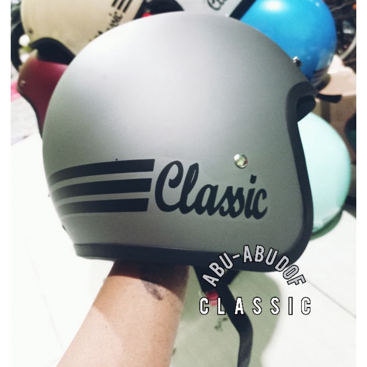 HELM SNI TERLARIS bogo classic kaca datar PACKING BOX