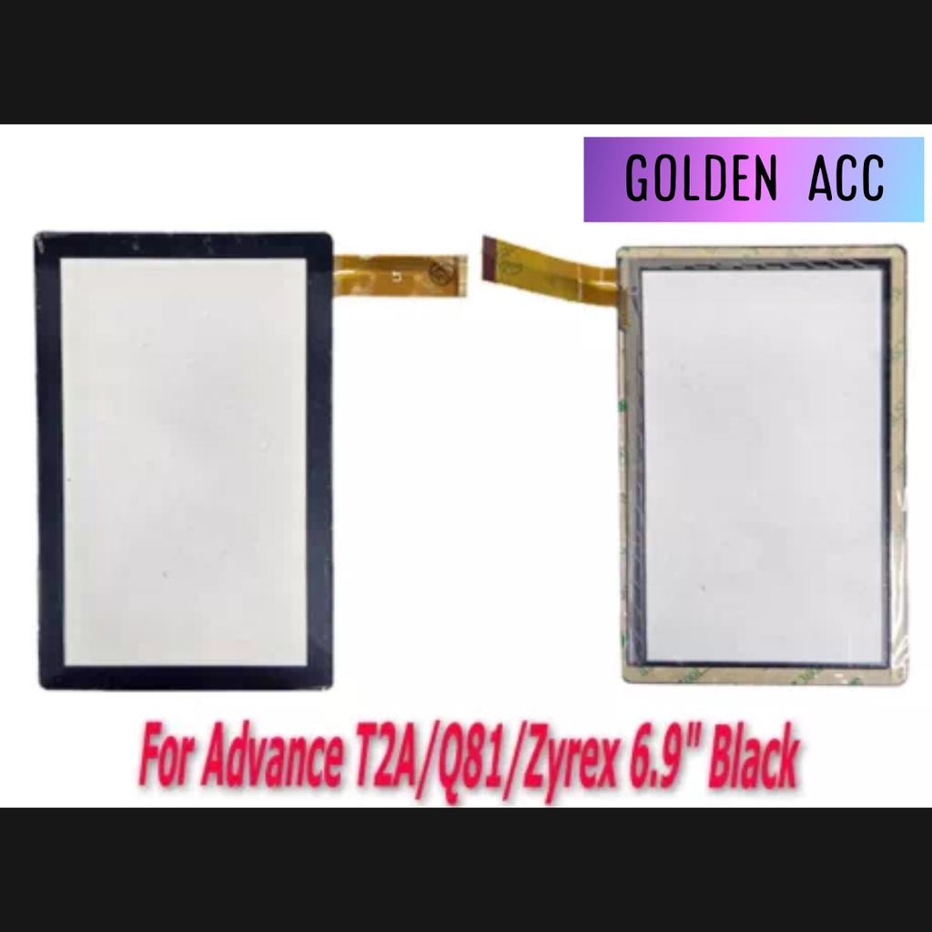 Touchscreen Tab Tablet ADVAN T2A Q81 ZYREX Layar sentuh TS TC Kualitas Terbaik OC 99% AAA / BISA BAY