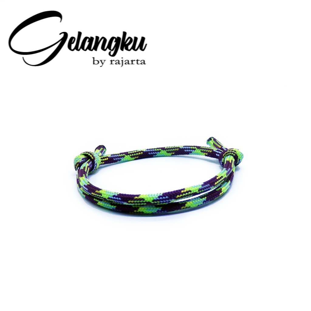 7.7 BIG SALE Gelang Paracord 7 Strand 4Mm Model Simpel