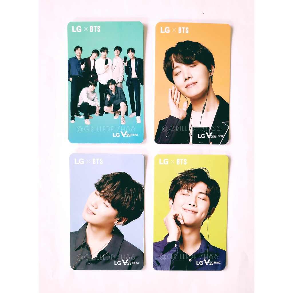 [CEK VARIASI] BTS LG V35 ThinQ Official Photocard | RM JIN SUGA J-HOPE JIMIN V TAEHYUNG JUNGKOOK