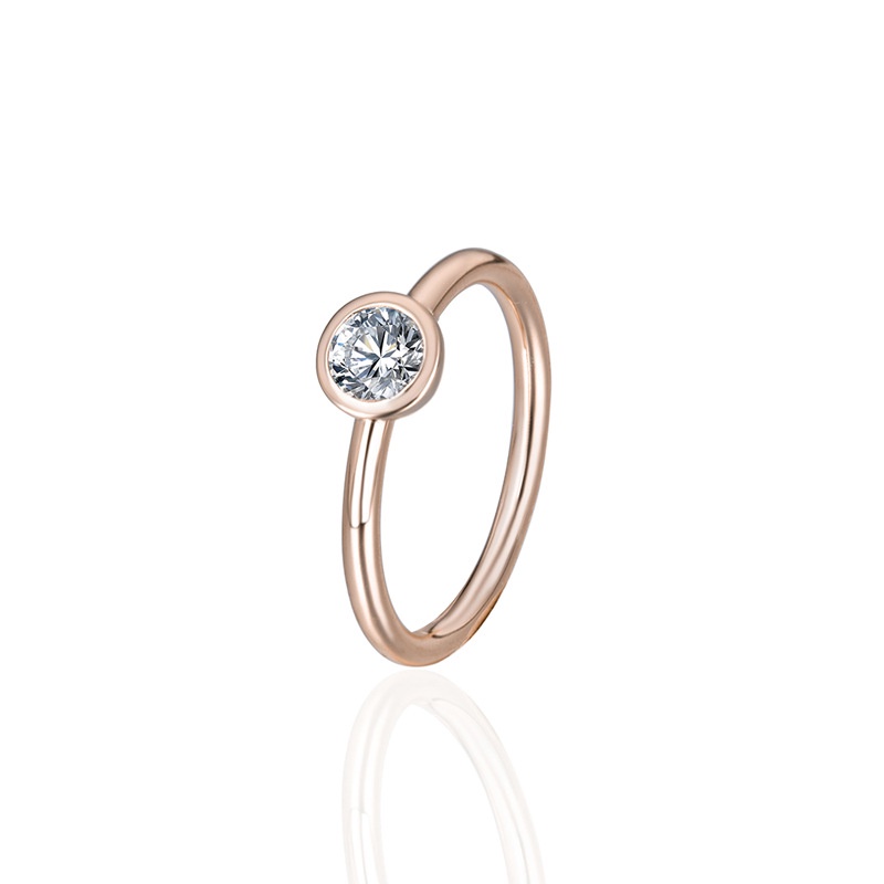 Cincin Sterling Silver 925 Dengan Cubic Zirconia Untuk Wanita