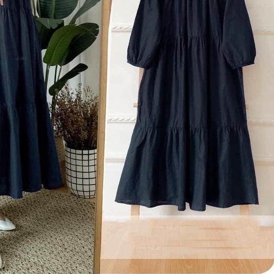 ♡ SABRINA MIDI DRESS TUNIK JUMBO ♬