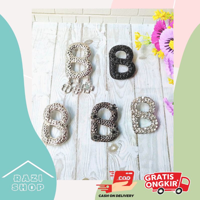 Bross Bros Pin Jilbab Hijab Button aksesoris Assesoris wanita murah Fashion wanita Jilbab Hijab