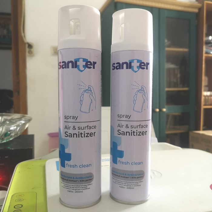 Jual Saniter spray disinfectant antibacterial air surface sanitizer