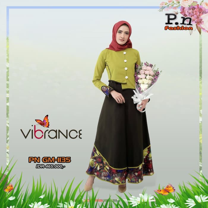 Langsung Order Gamis PN fashion GM 1135 - Hijau muda, XS Diskon