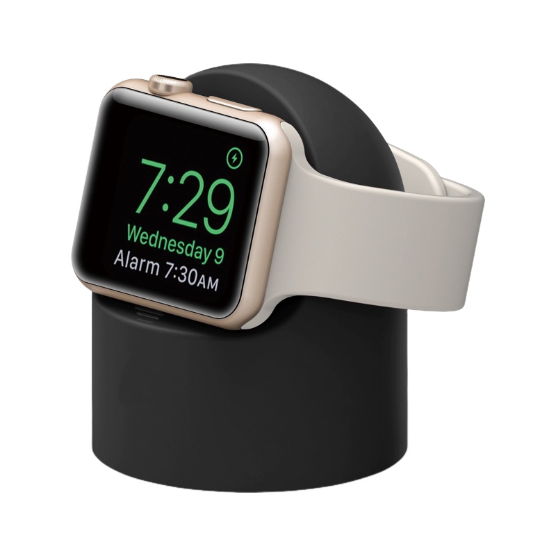 Btsg Charging Stand Untuk Watch/M26/S7/W7/DT7/HW22 Charger Bracket Dock Silicone Holder