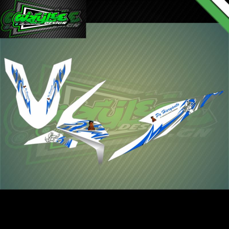 Striping transparan beat new deluxe 2020-2021 livery bus PO HARYANTO