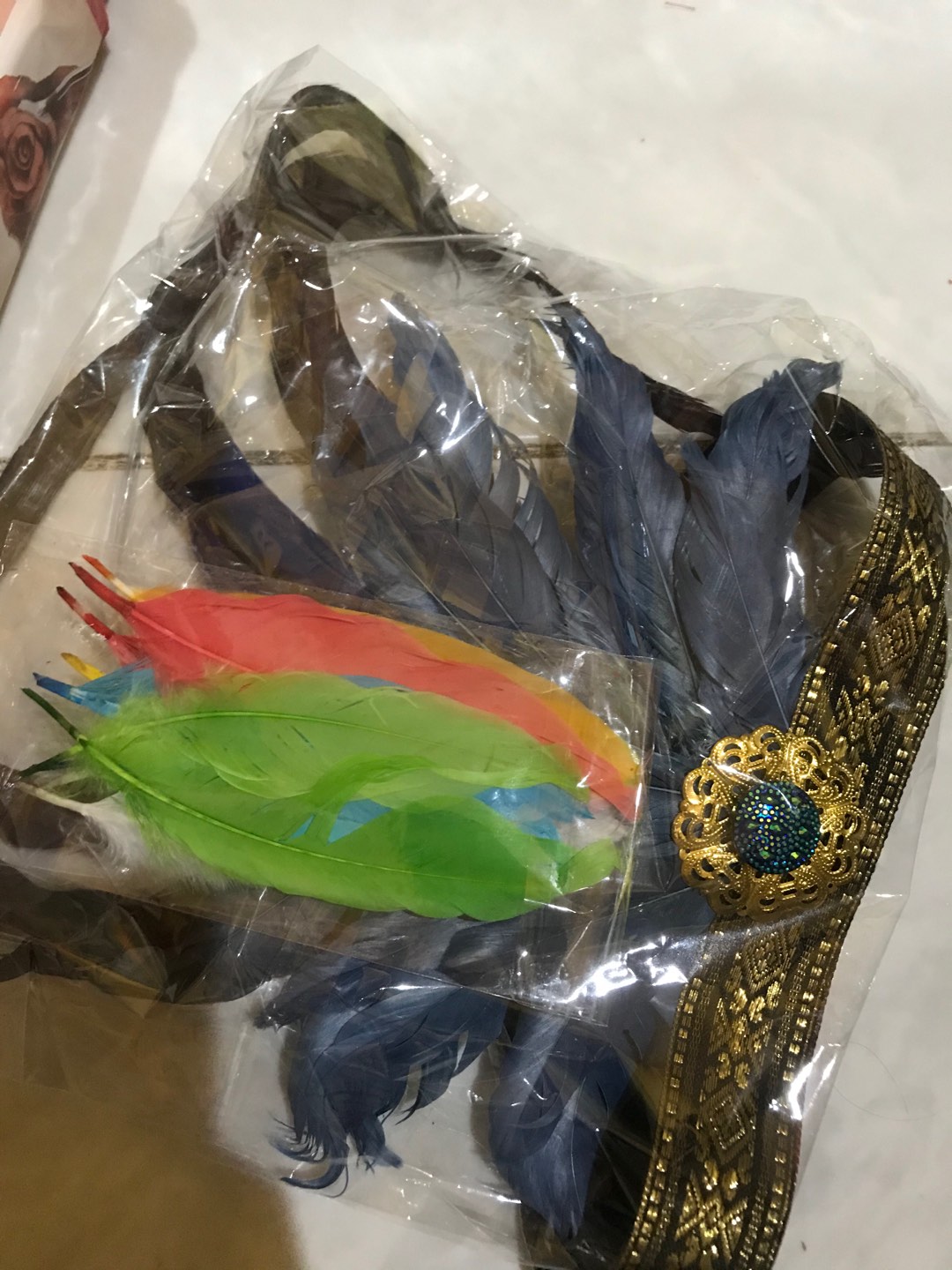 Bulu Ayam Warna Eceran 10 Pcs Rp.2500