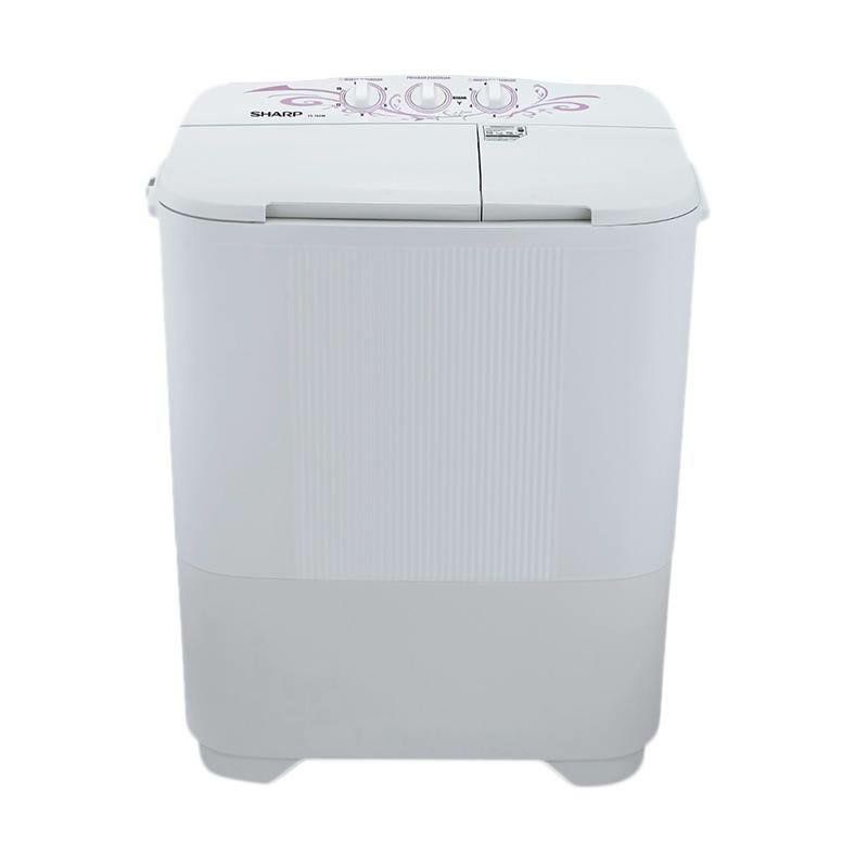 Mesin Cuci Sharp 2 Tabung Twin Tub 6.5 KG - ES-T65MW Puremagic