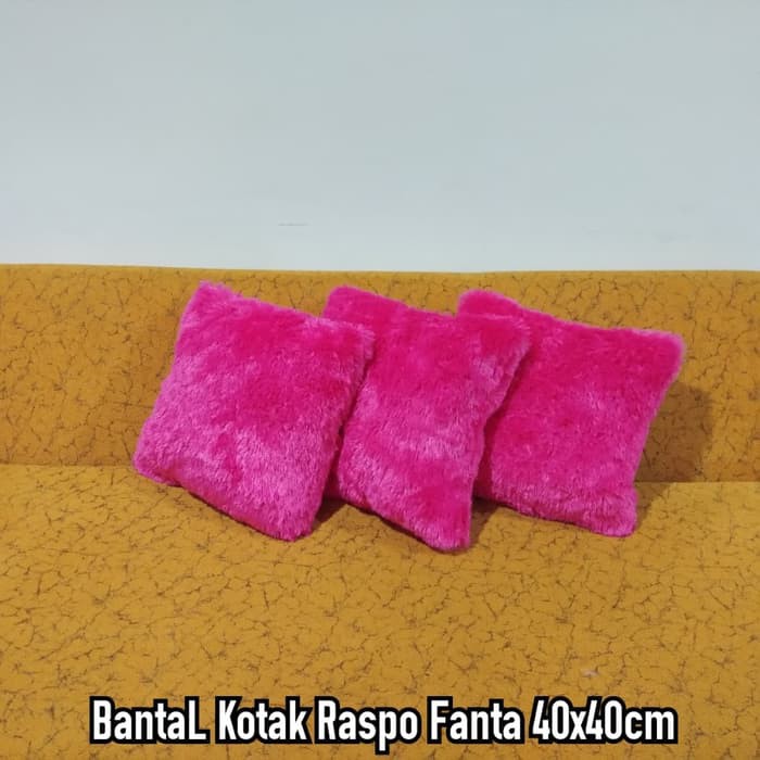 Set Bantal Sofa Ruang Tamu Kepala Jok Kursi Tidur Mobil Kotak pink fanta tua g