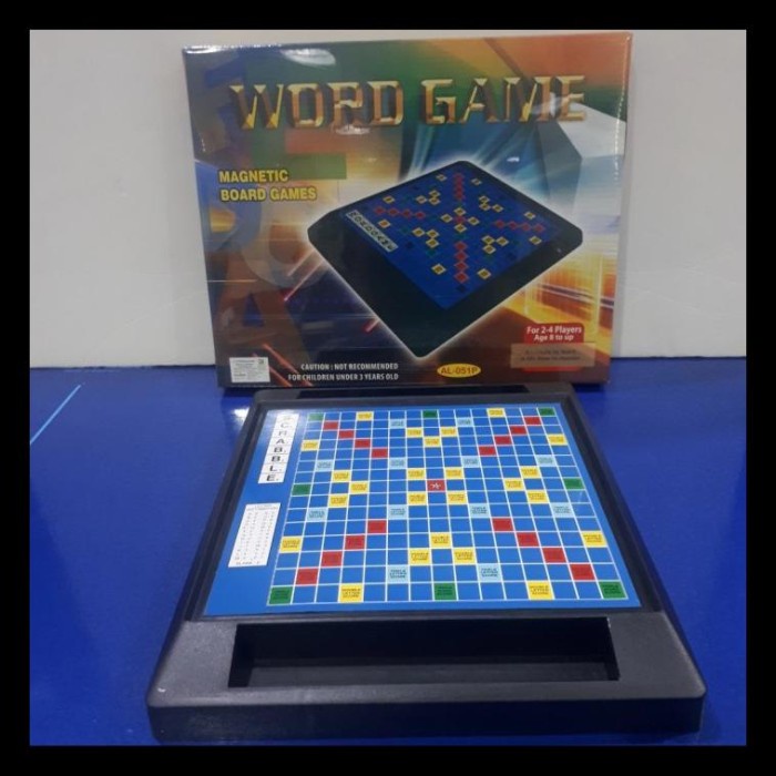 GUT | New Produk Word Game Magnetic Boards Scrabble - Scrable Magnet Jumbo