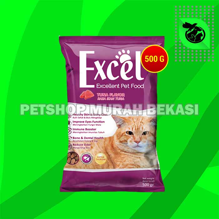 Makanan Kucing Excel Cat Tuna 500gr Excel Tuna Ikan Ayam 500 gr