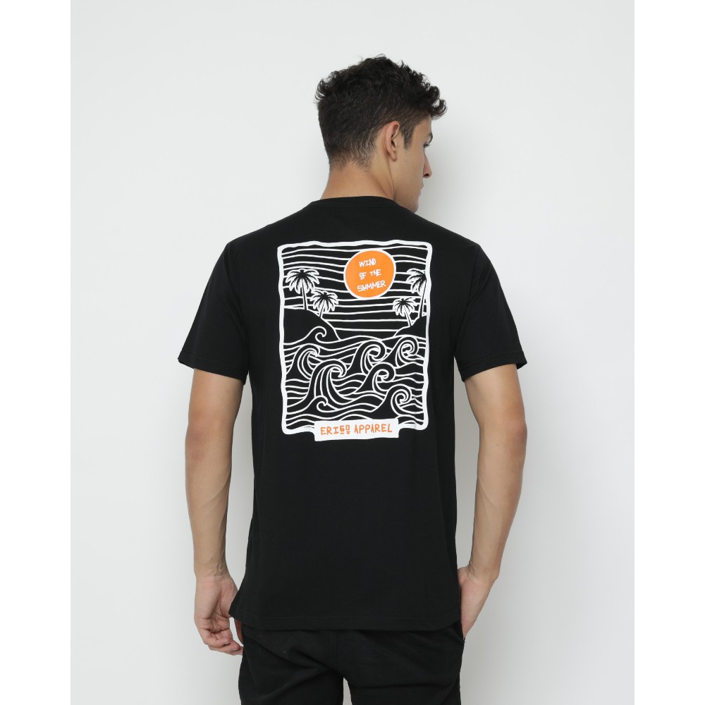  Erigo T Shirt  The Summer Black Shopee Indonesia