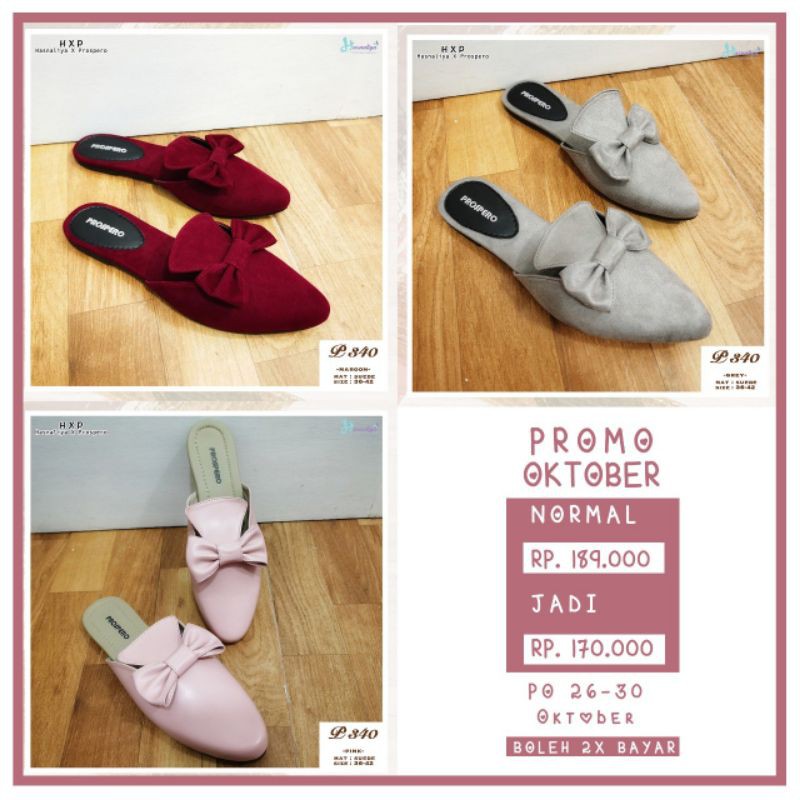 P 340 Prospero x Hasnaliya bayar 2 x, Harga Diskon