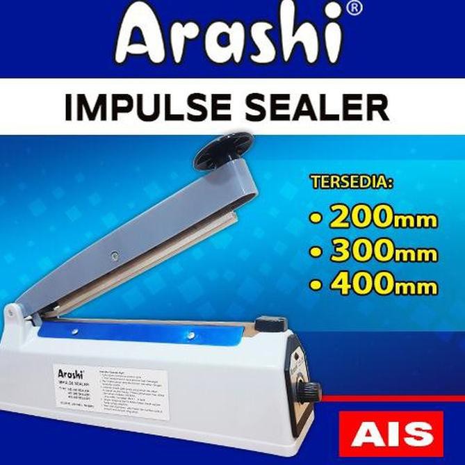 Terbaik Minggu Ini )> Pres Plastik Impulse Sealer Plastik Arashi 15cm 20cm 30cm 40cm ♚