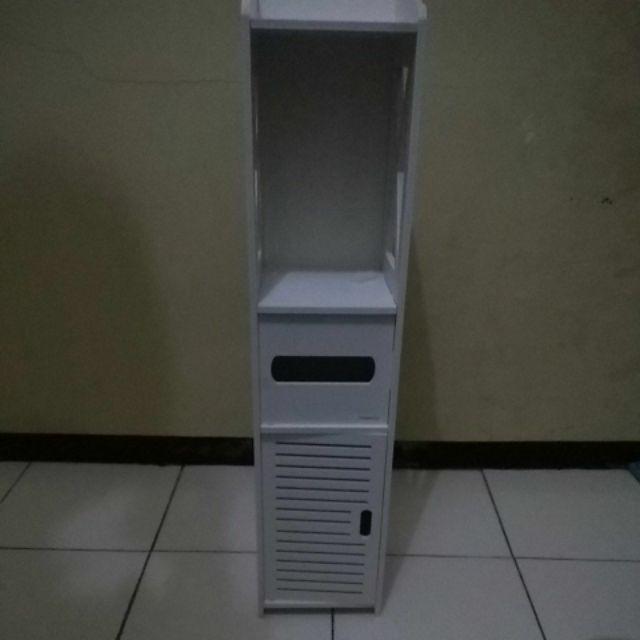 Je Lemari Rak Serbaguna Dc18 Rak Kamar Mandi Alat Mandi Pakaian Kosmetik Pajangan Dekorasi