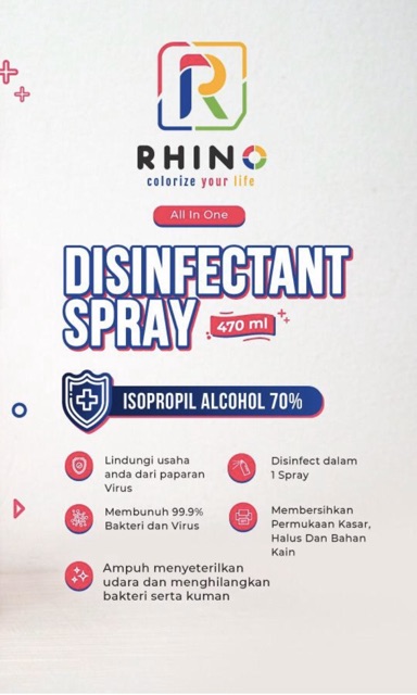 RHINO DISINFECTANT 470ML