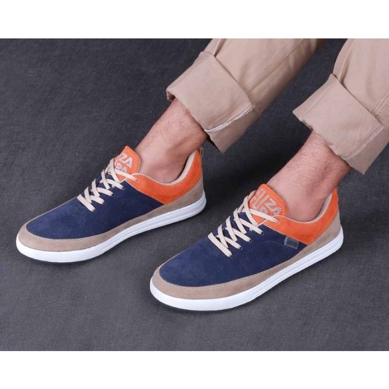 SEPATU SNEAKERS PRIA KULIT SUEDE PREMIUM SEPATU CASUAL SANTAI PRIA Tien Fashion Bandung
