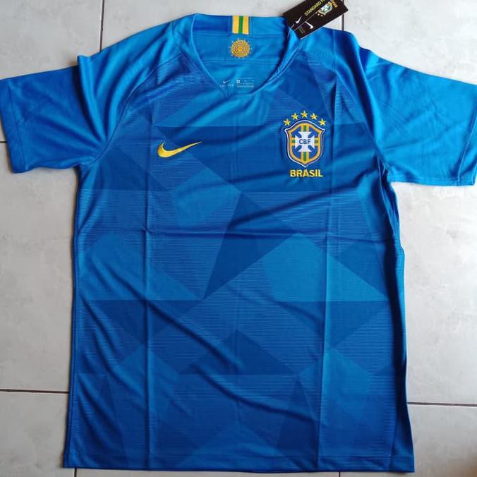 Dijual Jersey Bola Brazil Away Piala Dunia 2018 Grade Ori Terlaris