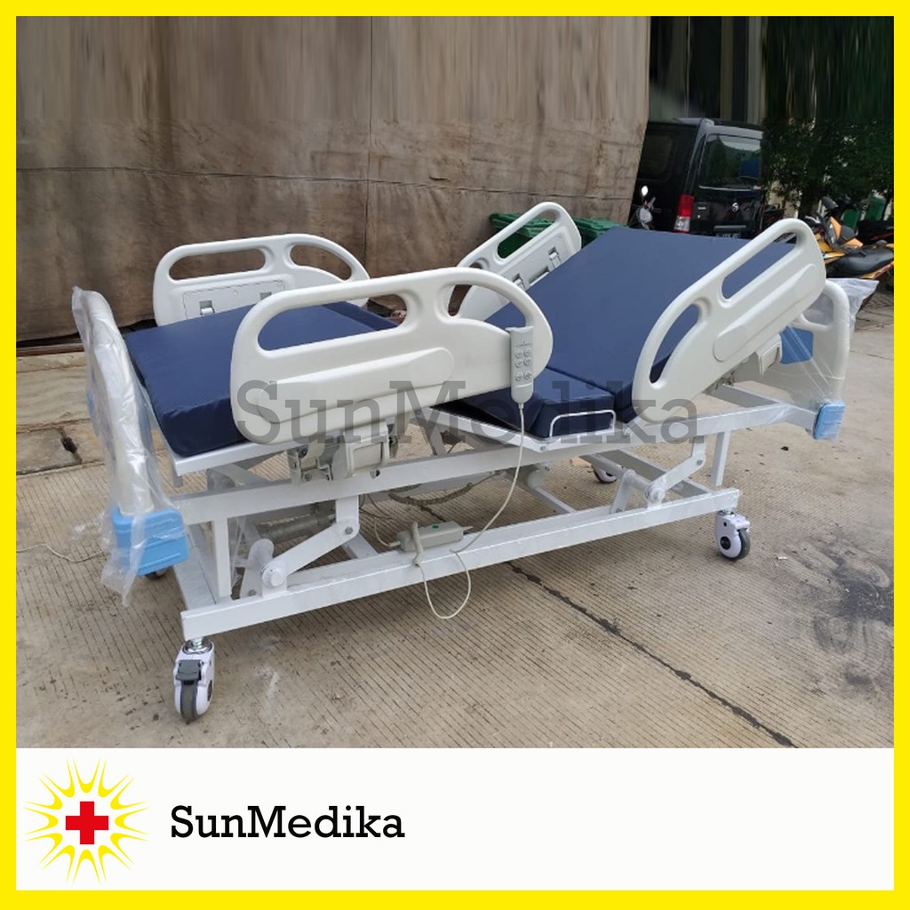 Ranjang Pasien 3 Engkol Electric Kupu Kupu | Bed pasien 3 Crank Dengan Remote