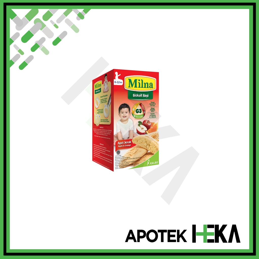 Milna Baby Biscuit - Cemilan Biskuit Bayi 65 gr 130 gr (SEMARANG)