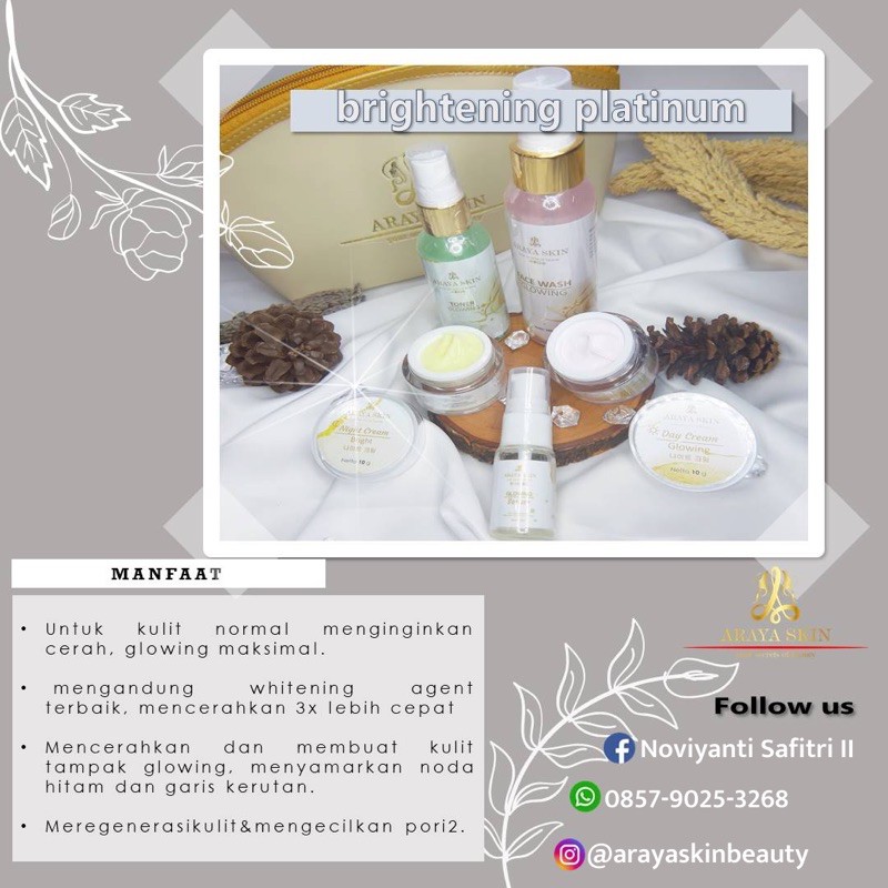 ARAYA SKINCARE ALL PAKET